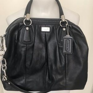 Coach soft black leather